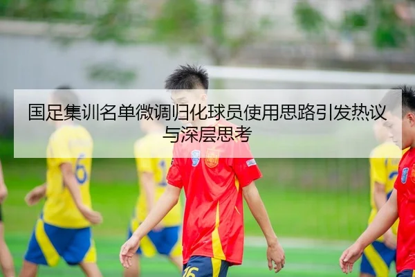 国足集训名单微调归化球员使用思路引发热议与深层思考