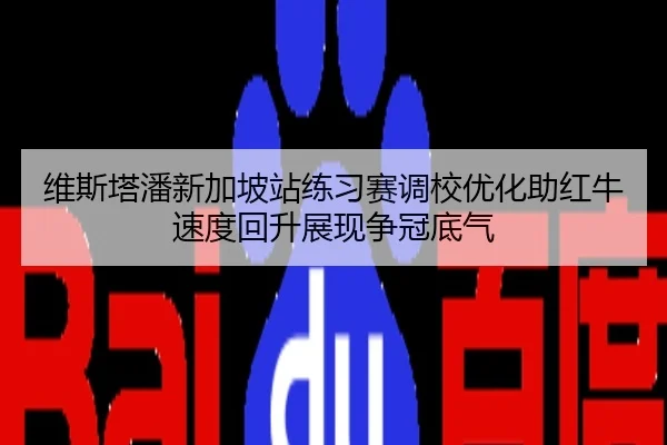 维斯塔潘新加坡站练习赛调校优化助红牛速度回升展现争冠底气